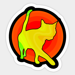 Color cat Sticker